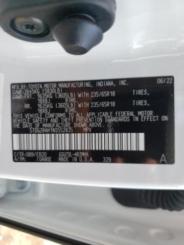 Photo 10 from auction – 2022 TOYOTA HIGHLANDER with VIN 5TDGZRAH1NS552835