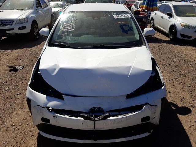 Photo 9 from auction – 2019 TOYOTA PRIUS with VIN JTDKARFU5K3075153