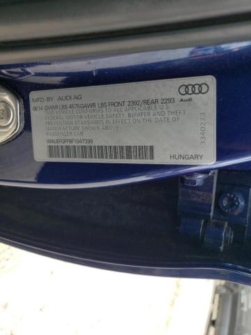 Photo 10 from auction – 2015 AUDI A3 PREMIUM with VIN WAUEFGFF8F1047396