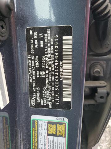Photo 10 from auction – 2015 KIA OPTIMA LX with VIN 5XXGM4A79FG443616