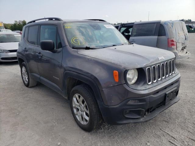 JEEP RENEGADE L 2017 with VIN ZACCJBBB6HPE45322 - Photo from auction