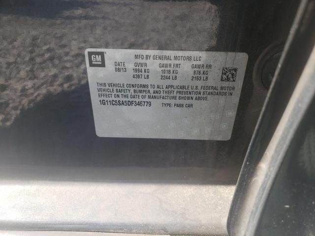 Photo 10 from auction – 2013 CHEVROLET MALIBU 1LT with VIN 1G11C5SA5DF346779