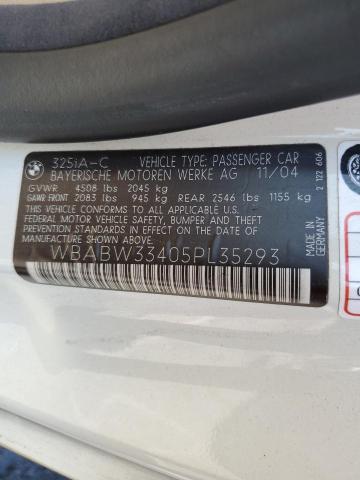 صورة رقم 10 من المزاد - 2005 BMW 325 CI مع VIN WBABW33405PL35293