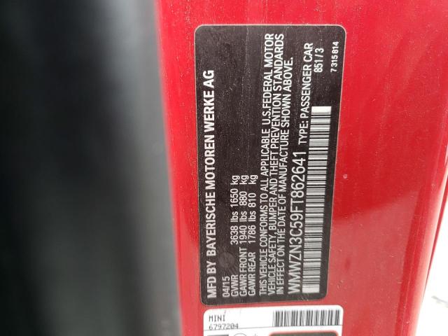 Photo 10 from auction – 2015 MINI COOPER with VIN WMWZN3C59FT862641