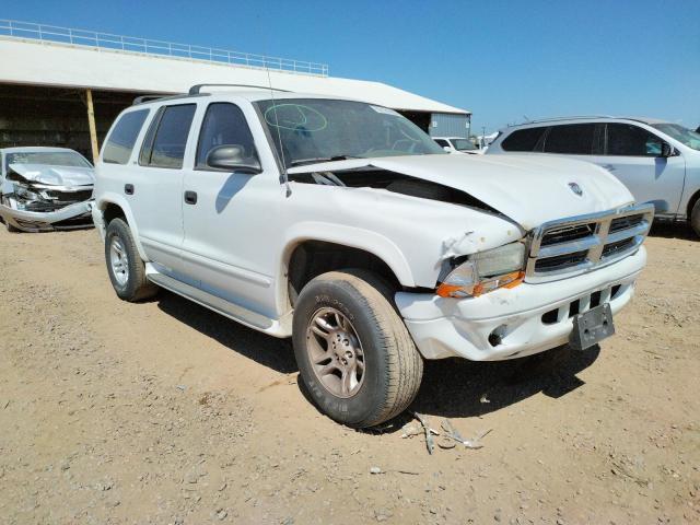 DODGE DURANGO SL 2002 with VIN 1B4HS58N72F195165 - Photo from auction