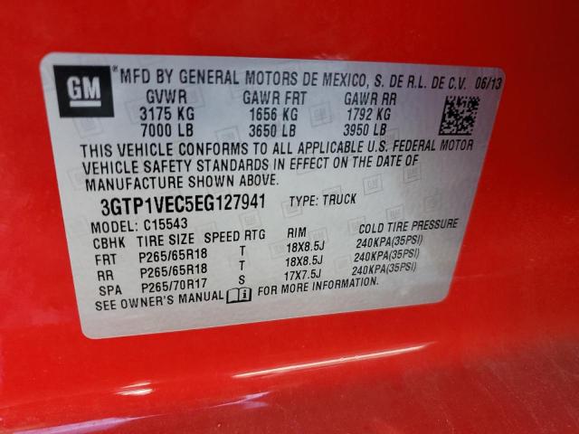 Photo 10 from auction – 2014 GMC SIERRA C15 with VIN 3GTP1VEC5EG127941