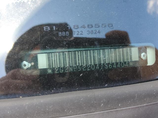 Photo 10 from auction – 2004 PONTIAC GRAND PRIX with VIN 2G2WP522041364404