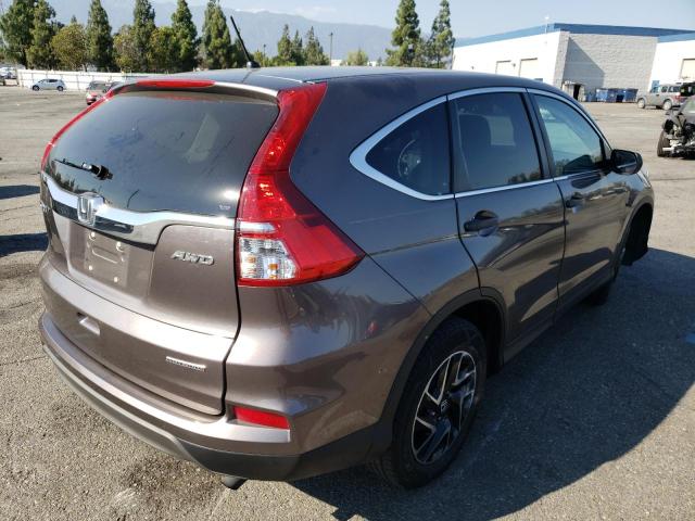 Photo 4 from auction – 2016 HONDA CR-V SE with VIN 2HKRM4H4XGH662594
