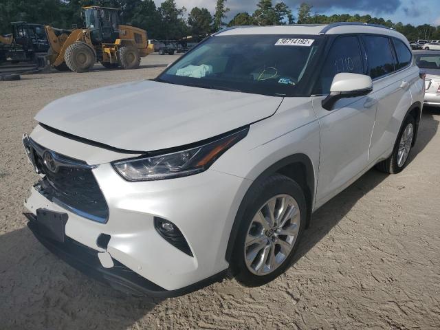 Photo 2 from auction – 2022 TOYOTA HIGHLANDER with VIN 5TDDZRBH8NS576261