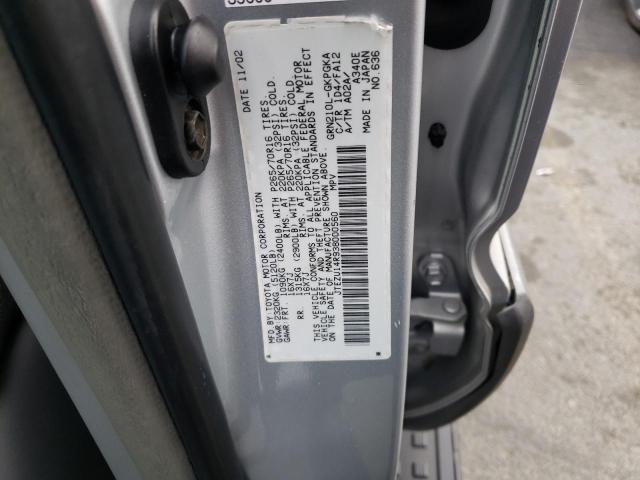 Photo 10 from auction – 2003 TOYOTA 4RUNNER SR with VIN JTEZU14R938000560