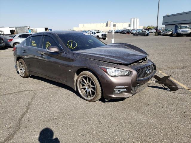 INFINITI Q50 PREMIU 2017 with VIN JN1EV7ARXHM837827 - Photo from auction