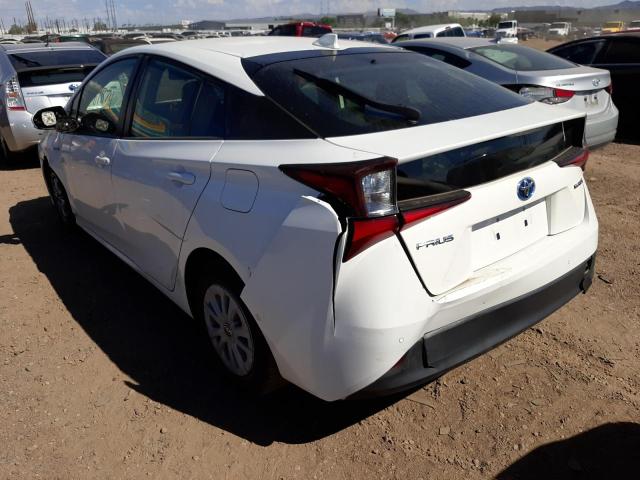 Photo 3 from auction – 2019 TOYOTA PRIUS with VIN JTDKARFU5K3075153