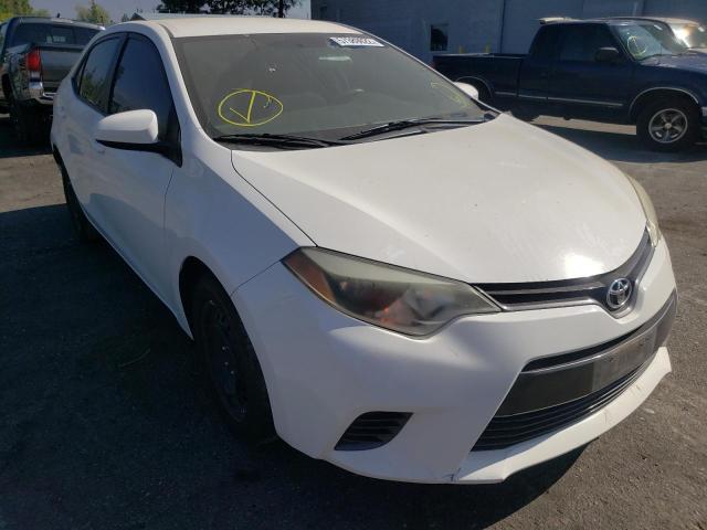 TOYOTA COROLLA L 2015 with VIN 5YFBURHE6FP273394 - Photo from auction