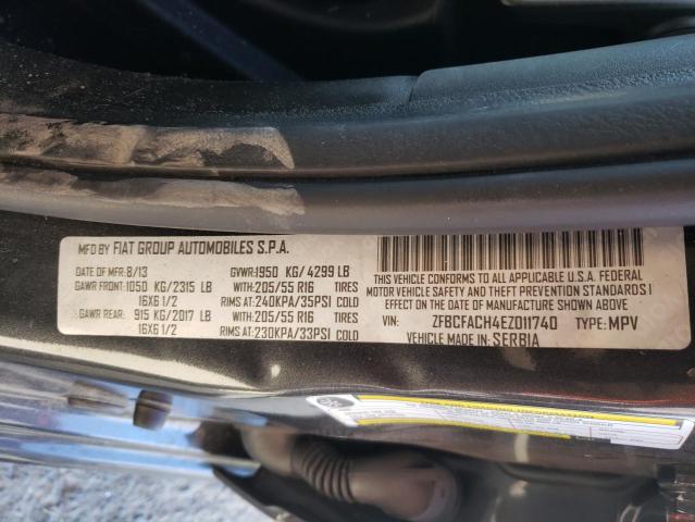 Photo 10 from auction – 2014 FIAT 500L LOUNG with VIN ZFBCFACH4EZ011740