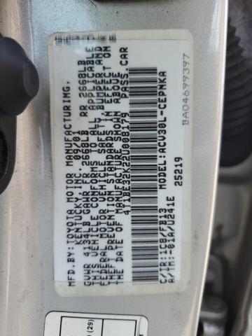 Photo 10 from auction – 2002 TOYOTA CAMRY with VIN 4T1BE32K22U008179