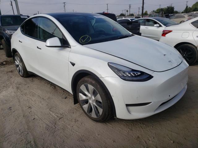 TESLA MODEL Y 2021 with VIN 5YJYGAEE3MF244273 - Photo from auction