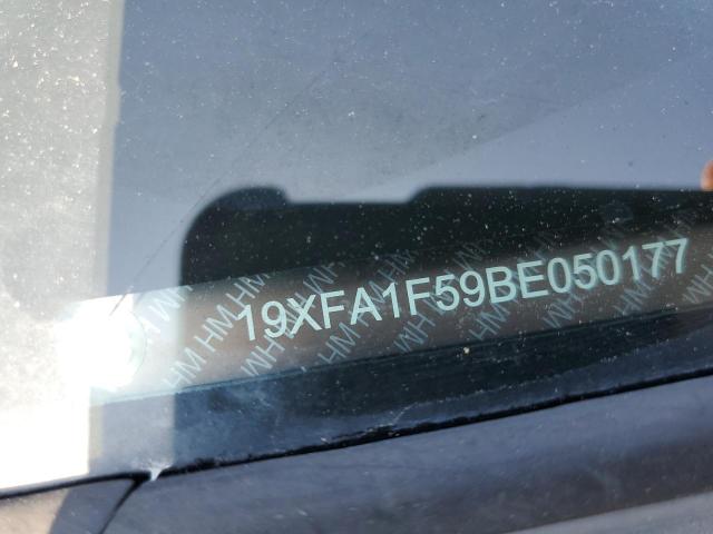 Photo 10 from auction – 2011 HONDA CIVIC LX with VIN 19XFA1F59BE050177