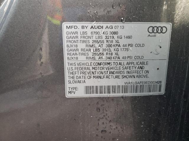 Photo 10 from auction – 2014 AUDI Q7 PREMIUM with VIN WA1LGAFE9ED003426