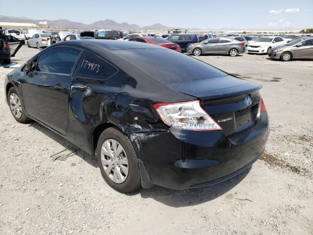 Photo 3 from auction – 2012 HONDA CIVIC LX with VIN 2HGFG3B55CH548898