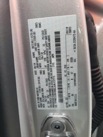 Photo 10 from auction – 2020 FORD ESCAPE SEL with VIN 1FMCU9H96LUA13773