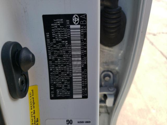 Photo 10 from auction – 2016 TOYOTA COROLLA L with VIN 5YFBURHE0GP426062
