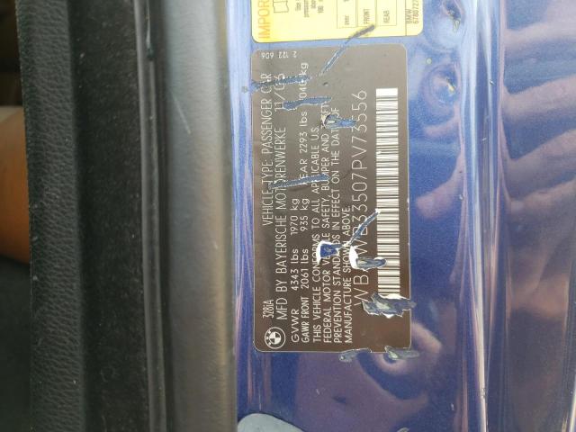 Photo 10 from auction – 2007 BMW 328 I with VIN WBAWB33507PV73556