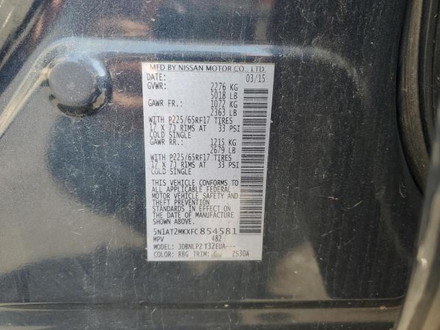Photo 10 from auction – 2015 NISSAN ROGUE S with VIN 5N1AT2MKXFC854581