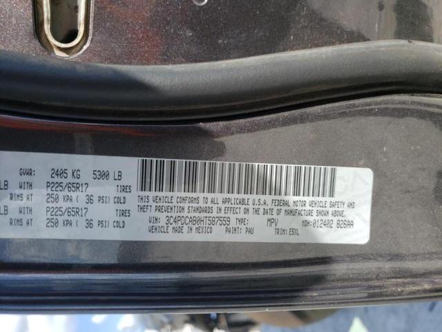 Photo 10 from auction – 2017 DODGE JOURNEY SE with VIN 3C4PDCAB0HT587559