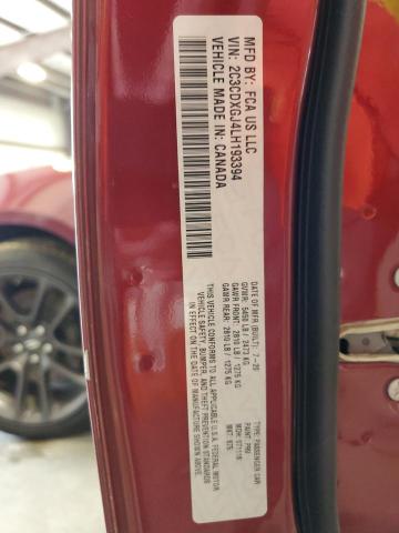 Photo 10 from auction – 2020 DODGE CHARGER SC with VIN 2C3CDXGJ4LH193394