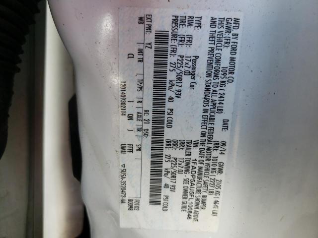 Photo 10 from auction – 2015 FORD C-MAX SE with VIN 1FADP5AU5FL100846