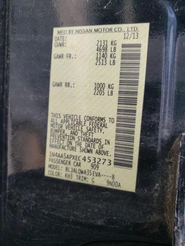 Photo 10 from auction – 2014 NISSAN MAXIMA S with VIN 1N4AA5APXEC453273