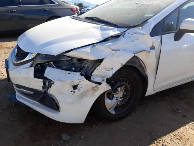 Photo 9 from auction – 2015 HONDA CIVIC LX with VIN 19XFB2F55FE007996