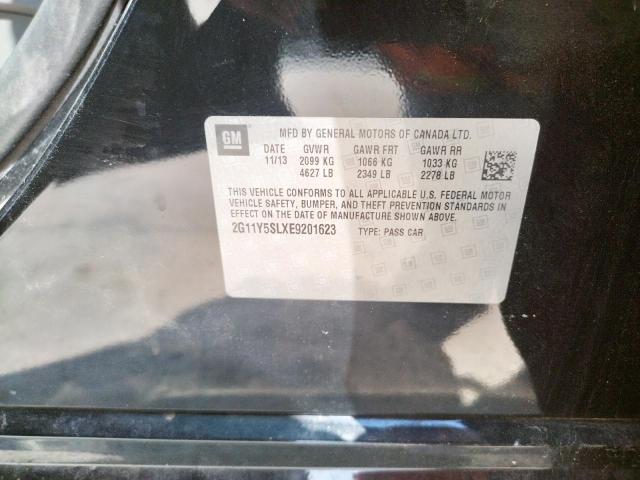 Photo 10 from auction – 2014 CHEVROLET 136 with VIN 2G11Y5SLXE9201623