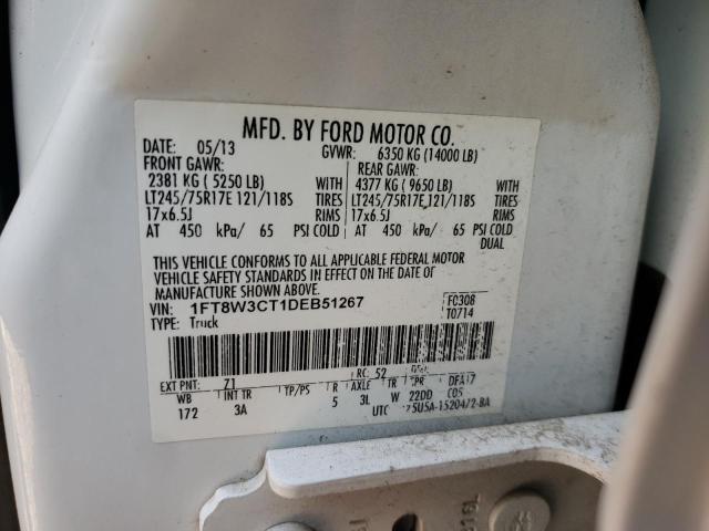 Photo 10 from auction – 2013 FORD F350 SUPER with VIN 1FT8W3CT1DEB51267