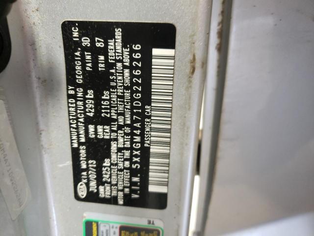 Photo 10 from auction – 2013 KIA OPTIMA LX with VIN 5XXGM4A71DG226266