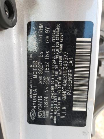 Photo 10 from auction – 2017 HYUNDAI ACCENT SE with VIN KMHCT4AE3HU249527