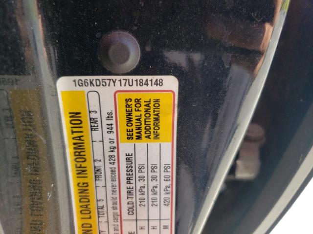 Photo 10 from auction – 2007 CADILLAC DTS with VIN 1G6KD57Y17U184148