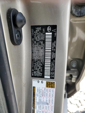 Photo 10 from auction – 2008 TOYOTA PRIUS with VIN JTDKB20U683359025