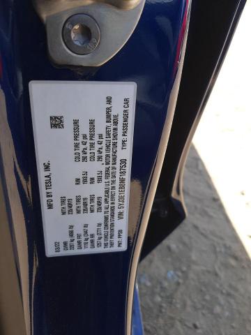 Photo 10 from auction – 2022 TESLA MODEL 3 with VIN 5YJ3E1EB8NF187530