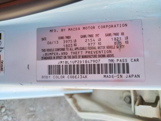 Photo 10 from auction – 2013 MAZDA 3 I with VIN JM1BL1UP2D1847907