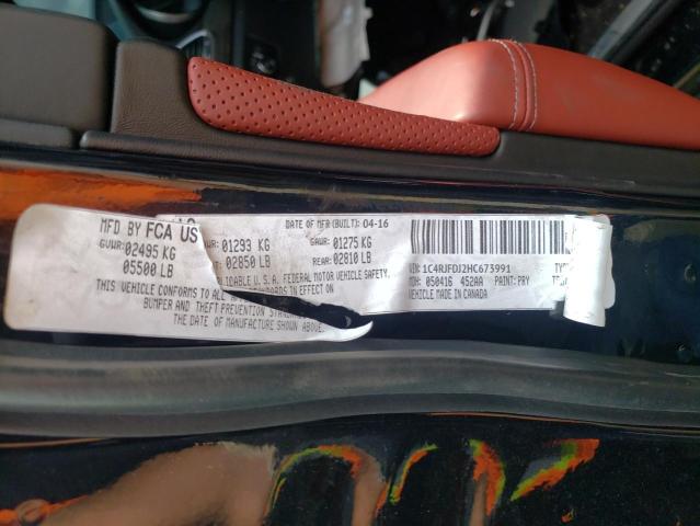 Photo 10 from auction – 2017 JEEP GRAND CHER with VIN 1C4RJFDJ8HC942334