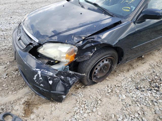 Photo 9 from auction – 2002 HONDA CIVIC EX with VIN 1HGES26822L036493