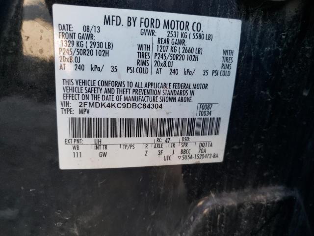 Photo 10 from auction – 2013 FORD EDGE LIMIT with VIN 2FMDK4KC9DBC84304