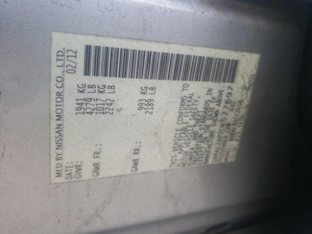 Photo 10 from auction – 2012 NISSAN ALTIMA BAS with VIN 1N4AL2AP2CN527697