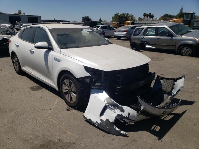 KIA OPTIMA HYB 2017 with VIN KNAGT4LE5H5014380 - Photo from auction