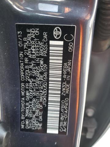 Photo 10 from auction – 2013 TOYOTA PRIUS with VIN JTDKN3DU5D1646109