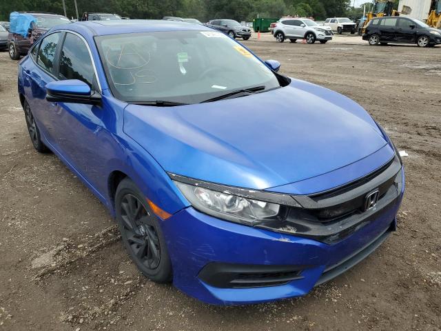 HONDA CIVIC EX 2018 with VIN 2HGFC2F77JH606721 - Photo from auction