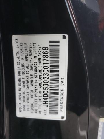Photo 10 from auction – 2003 ACURA RSX TYPE-S with VIN JH4DC53023C017868