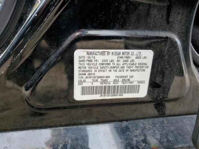 Photo 10 from auction – 2014 INFINITI Q50 BASE with VIN JN1BV7AP2EM691968