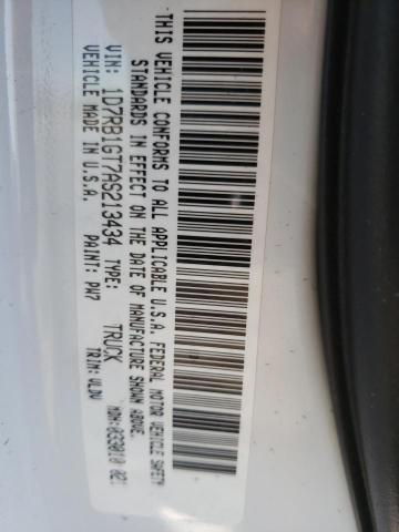 Photo 10 from auction – 2010 DODGE RAM 1500 with VIN 1D7RB1GT7AS213434
